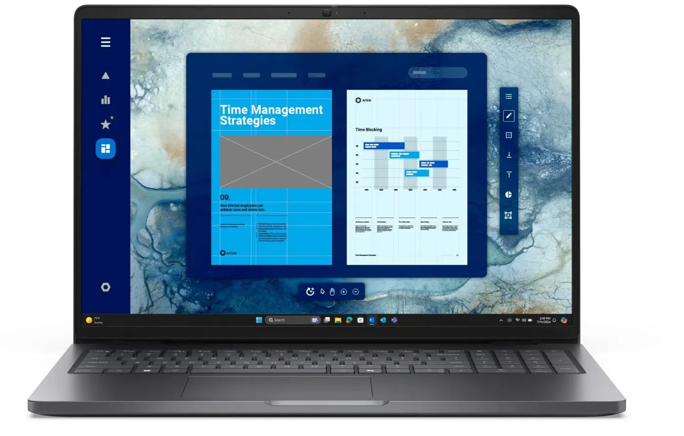 Ноутбук Dell Pro 16 PC16250 BTO121 · Intel 265U / 16 ГБ / 512 ГБ SSD