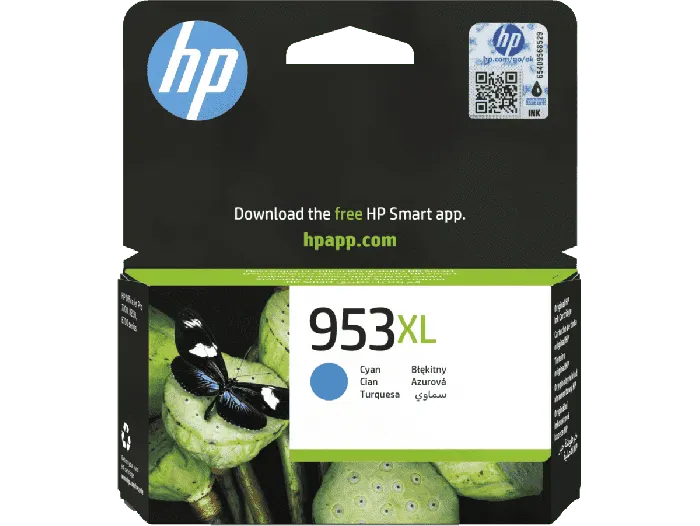 Картридж HP 953XL повышенной ёмкости Cyan оригинальный (F6U16AE)