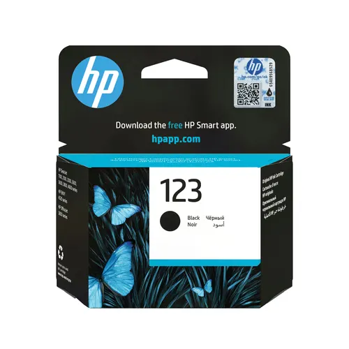 Картридж HP 123 чёрная оригинальный (F6V17AE)