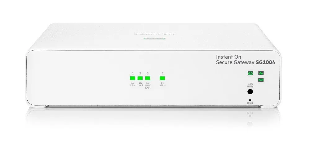 Маршрутизатор HPE Шлюз Networking Instant On Secure Gateway 4-port Gigabit SG1004 EU en (S0G33A#ABB)