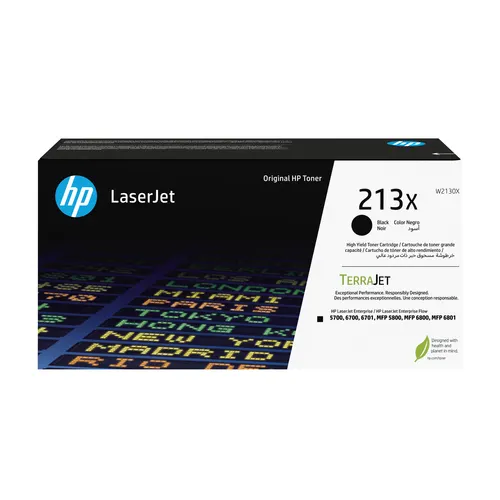 Картридж HP 213X чёрная Original LaserJet Toner Cartridge (W2130X)